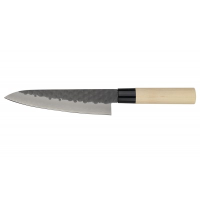 Tojiro DP 3 Lagen HQ Hammered Magnolie Kochmesser 180mm Rückseite