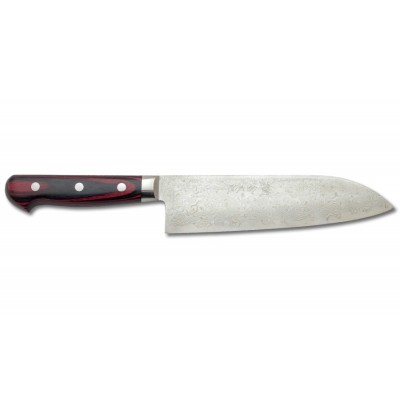 Yoshimi Kato Damascus Santoku 175mm