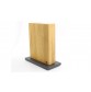 Magnet Messerblock Blockwerk 8er Wild-Eiche Stahlsockel grau beschichet (anthrazit)