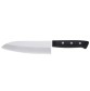 Fujicut Santoku 170mm, 3 Lagen, Molybdän Vanadium Rückseite