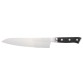 Zanmai Classic Molybdän Kochmesser 210mm AUS-8A-Stahl, schwarzes Pakkaholz Rückseite