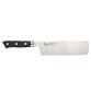 Zanmai Classic Molybdän Nakiri 165mm AUS-8A-Stahl, schwarzes Pakkaholz Vorderseite