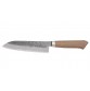 Echizen Ittetsu Aogami Santoku Bubingaholz 170mm (Kochmesser) Rückseite