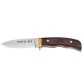 Kanetsune Outdoor Subaru-Drop Point, 100mm 31 Lagen Damast (Jagdmesser) Rückseite