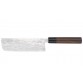 Kanetsune Aogami#2 Damast, 11 Lagen, Nakiri 165mm Rück