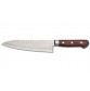 Kanetsune Tsuchime Damast Classic Kochmesser 180mm Rückseite