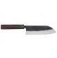 Katsuto Tanaka Shirogami 1 Santoku 165mm Rainbow Rückseite