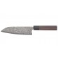 Yoshimi Kato Suminagashi Santoku Oktagongriff 175mm Rückseite
