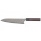 Yoshimi Kato Suminagashi Kochmesser Oktagongriff 210mm Rückseite