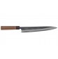Echizen Ittetsu Shirogami Oktagongriff Walnussholzgriff-Ahorn-Ebenholzzwinge Filetiermesser 270mm Vorderseite