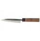 Echizen Ittetsu Shirogami Oktagongriff Walnussholzgriff-Ahorn-Ebenholzzwinge Allzweckmesser 135mm Rückseite