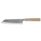 Echizen Ittetsu Shirogami Oktagongriff Walnussholz Bunka 180mm Rückseite