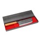 Echizen Ittetsu Shirogami Oktagongriff Zelkovaholz Nakiri Extrabreit 180mm Verpackung