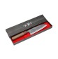 Echizen Ittetsu Shirogami Oktagongriff Walnussholzgriff Ebenholzzwinge Santoku 165mm Verpackung