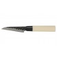 Tojiro DP 3 Lagen HQ Hammered Magnolie kleines Allzweckmesser 90mm Rückseite