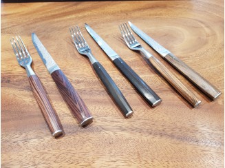 Tojiro/Marunao Damast-Steak-Set 12tlg.