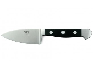 Güde Alpha Käsemesser 100mm Hartkäse, geschmiedet, Doppelkropf, schwarz