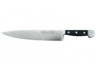 Güde Alpha Kochmesser 260mm geschmiedet, Doppelkropf, schwarz