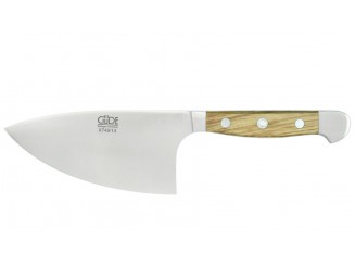 Güde Alpha-Olive Kräutermesser 140mm Shark, geschmiedet, Doppelkropf