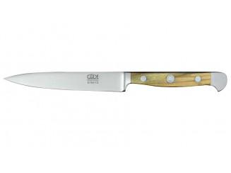 Güde Alpha-Olive Allzweckmesser 130mm geschmiedet, Doppelkropf