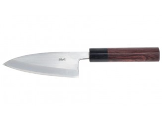 Hideo Kitaoka Shirogami Deba 120mm Linkshänder