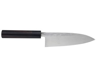Kanetsune Zen Bokashi Damast Deba 165mm
