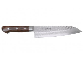 Kanetsune Tsuchime Damast Classic Santoku 180mm JP-KC-903