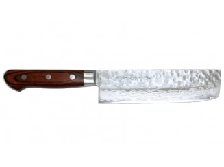 Kanetsune Tsuchime Damast Classic Nakiri 165mm JP-KC-905
