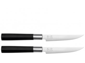 KAI Wasabi Black Steakmesserset 2-teilig