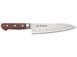 Kanetsune Tsuchime Damast Classic Kochmesser 180mm