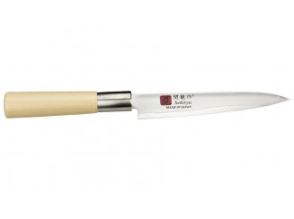 Sekiryu Damast Allzweckmesser 130mm Magnolie SR-DMW700