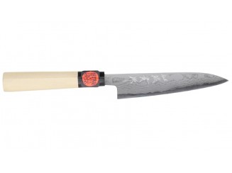 Shigeki Tanaka Aogami 2 Damascus Allzweckmesser 135mm