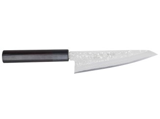 Hideo Kitaoka Shirogami Damast Honesuki/ Ausbeinmesser 150mm