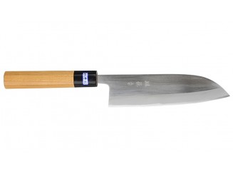 Gihei Hamono HAP-40 Santoku 165mm Zelkovaholz Vorderseite