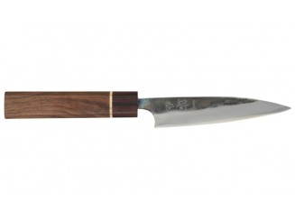 Echizen Ittetsu Shirogami Oktagongriff Walnussholzgriff-Ahorn-Ebenholzzwinge Allzweckmesser 120mm 