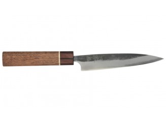 Echizen Ittetsu Shirogami Oktagongriff Walnussholzgriff-Ahorn-Ebenholzzwinge Allzweckmesser 135mm 