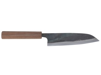 Echizen Ittetsu Shirogami Griff Oktagon Walnussholz Santoku 180mm