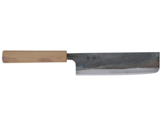 Echizen Ittetsu Shirogami Nakiri 165mm Nussholz Vorderseite