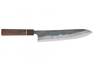Echizen Ittetsu Shirogami Oktagongriff Walnussholzgriff-Ahorn-Ebenholzzwinge Kochmesser 240mm