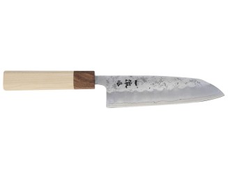Hokiyama Ginsan-3 Santoku 165mm, Oktagongriff Ahorn