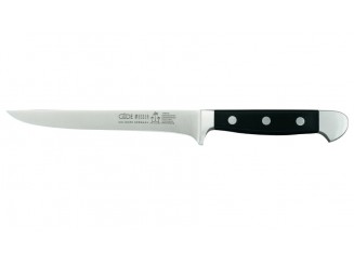 Güde Alpha Ausbeinmesser 160mm geschmiedet, Doppelkropf, schwarz
