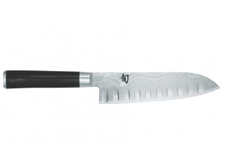 KAI Shun Santoku 180mm Kullenschliff