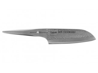 CHROMA type 301 Santoku 178mm Hammerschlag
